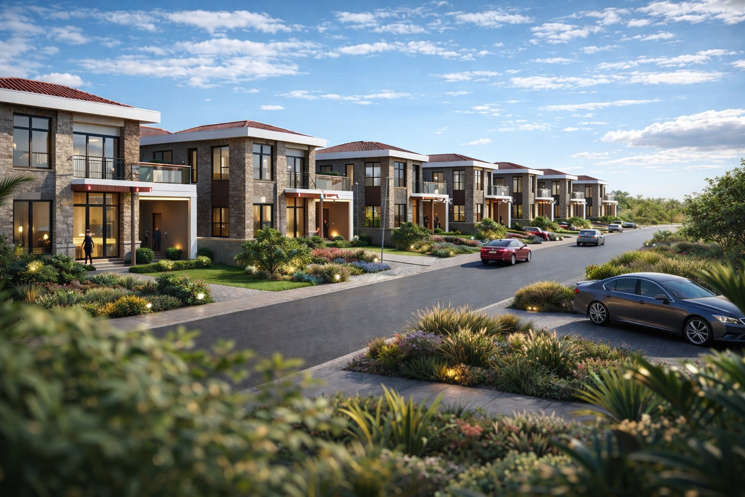 5 bedroom maisonette house plan Kenya — The Muthaiga, fits 50x100 plot