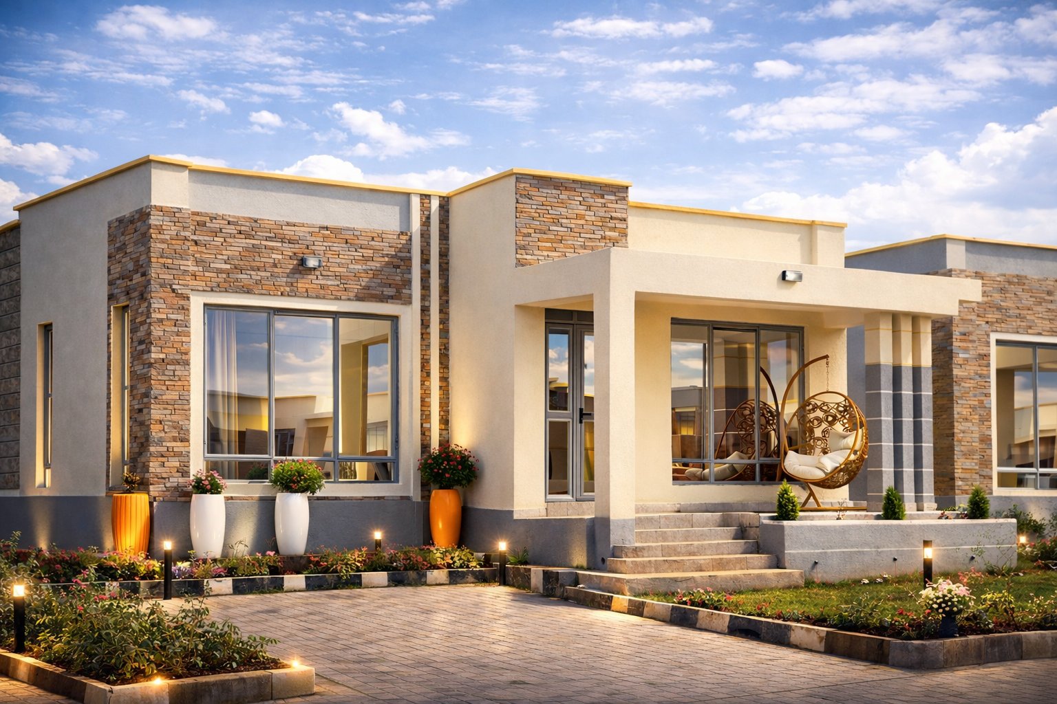 Twinfalls City 3-bedroom bungalow with landscaped garden and compound, Malaa Kenya