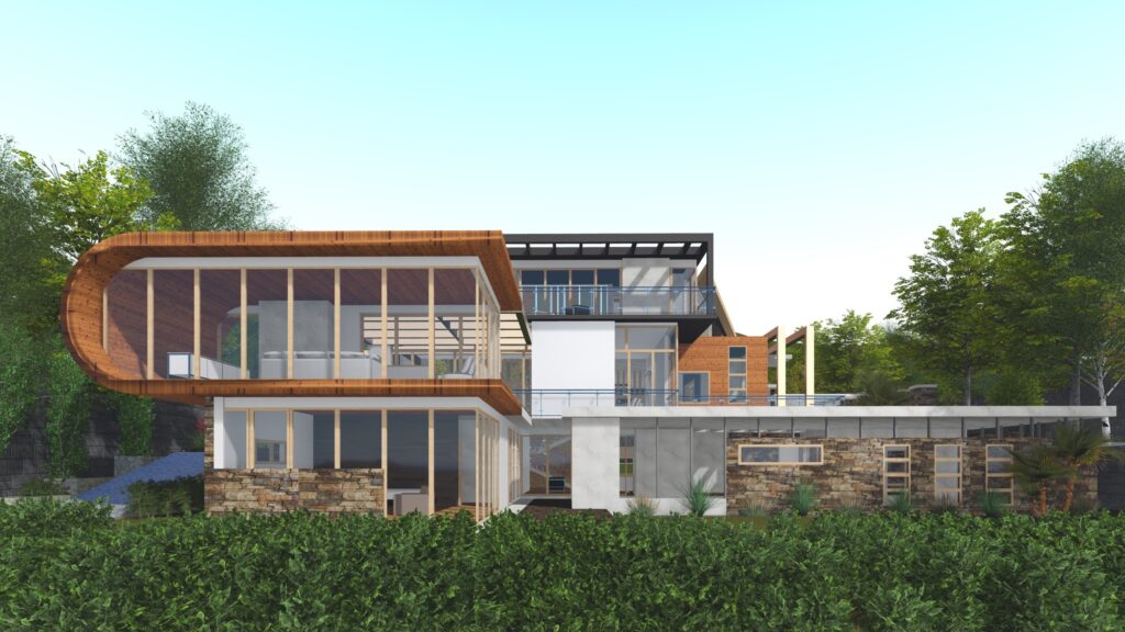 Kenyan architect using BIM software for detailed project planning.